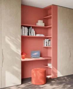 Cameretta in laminato opaco Cameretta letto a terra 02 Mistral scontata a PREZZI OUTLET