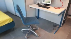 Cameretta in laminato opaco Cameretta moretti blu Moretti compact scontata a PREZZI OUTLET