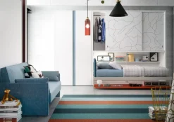 Cameretta Kali ponte  Clei con letto a ponte a prezzo Outlet