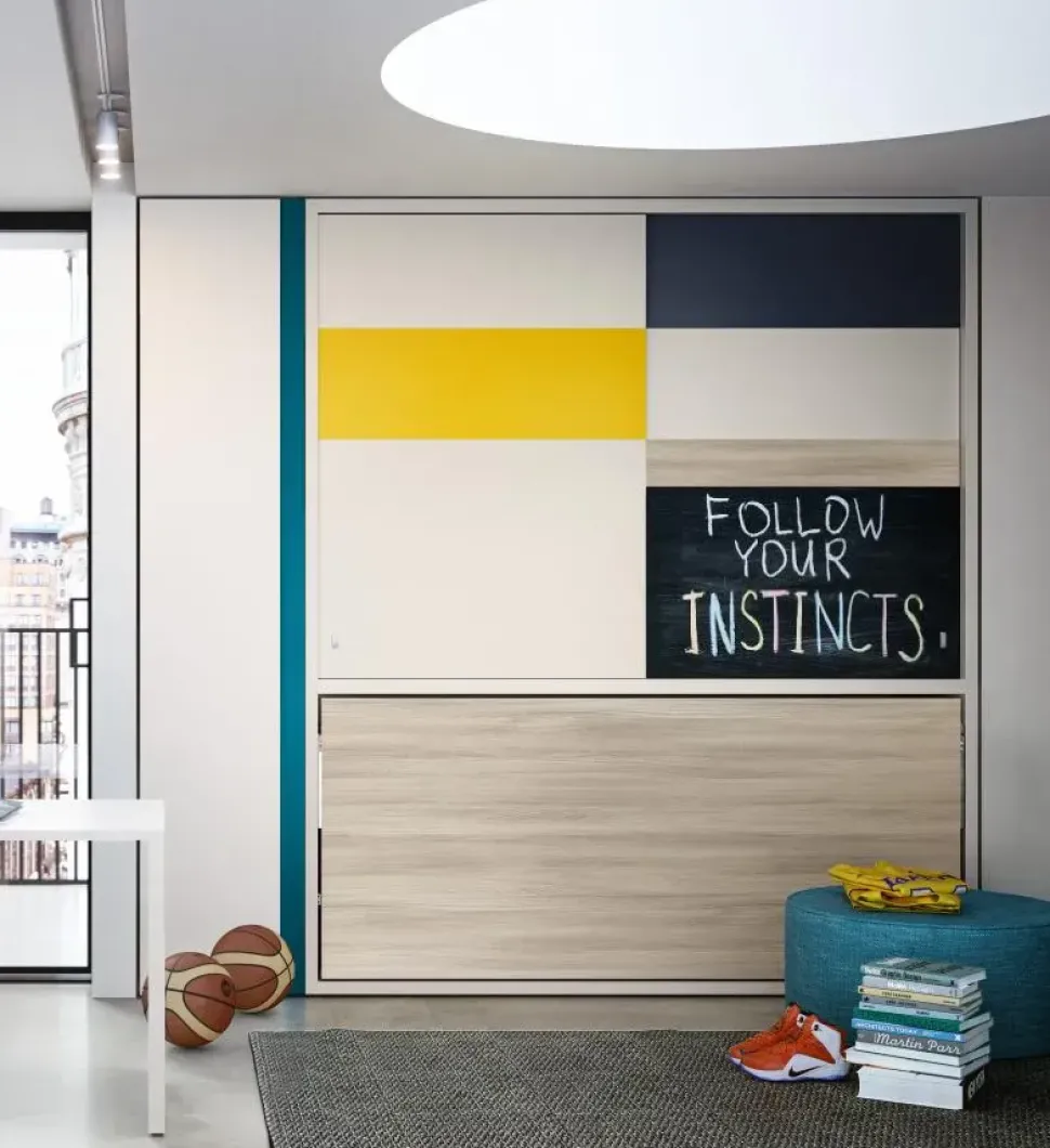 Cameretta Kali ponte Clei con letto a ponte a prezzo Outlet