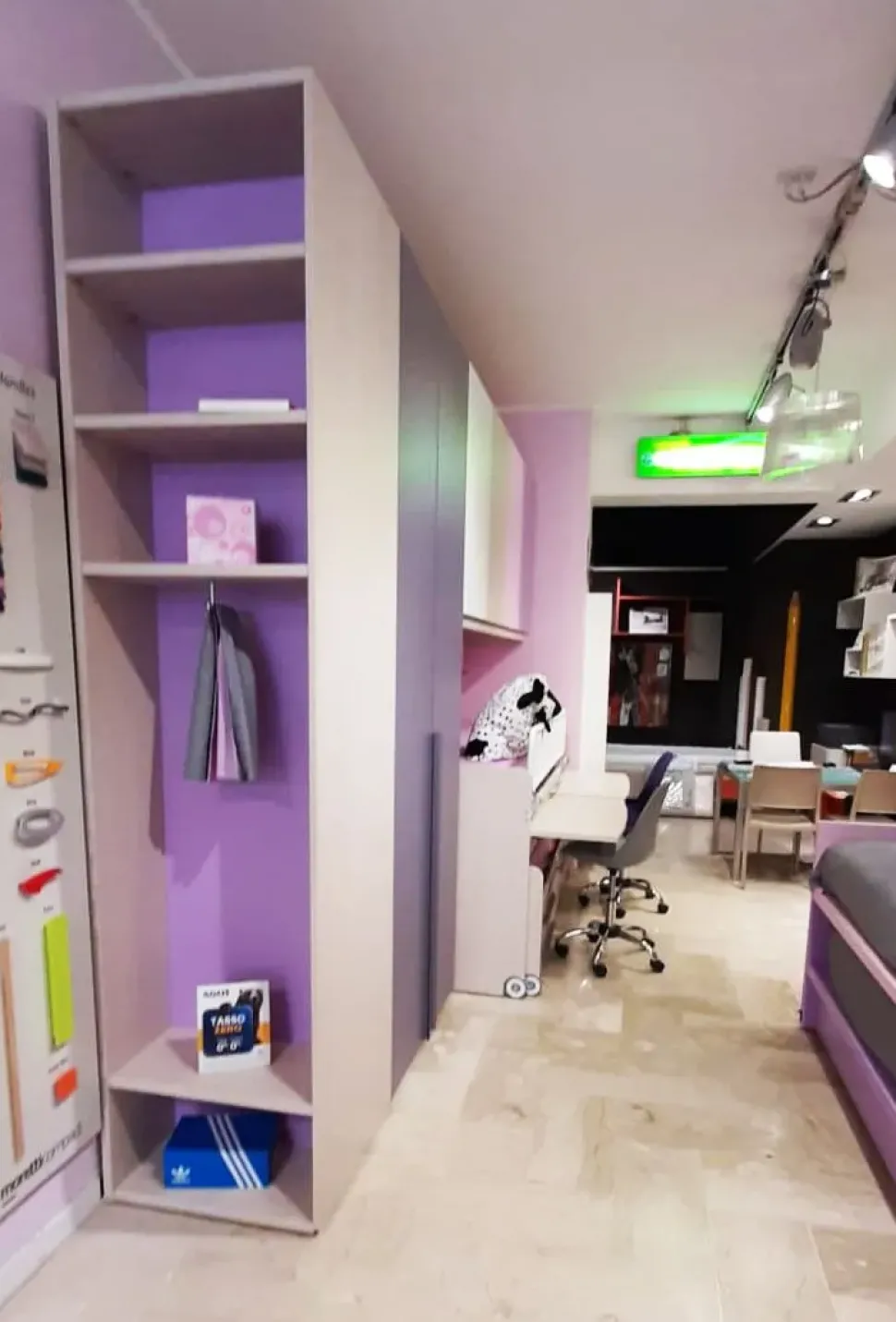 Cameretta Kids 1 Moretti compact camerette letti a terra in offerta