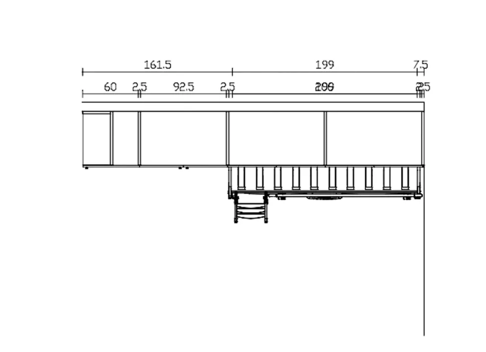 Cameretta Kids 1 Moretti compact camerette letti a terra in offerta