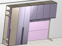 Cameretta Kids 1 Moretti compact camerette letti a terra in offerta