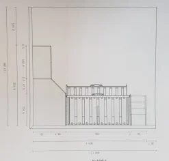 Cameretta Kids Moretti compact con letto a castello scorrevole in offerta