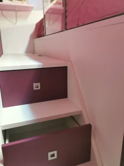 Cameretta Kids Moretti compact con letto a soppalco a prezzo Outlet