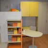Cameretta Klou giallo arancio Battistella con letto a ponte scontata