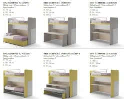 Cameretta Luna Doimo Cityline: laminato opaco, prezzo scontato!