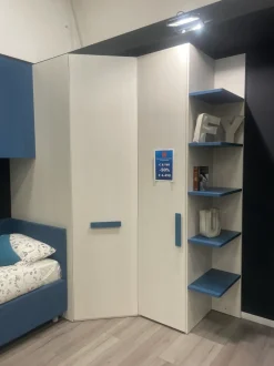 Cameretta Navy Moretti compact letti a terra scontata