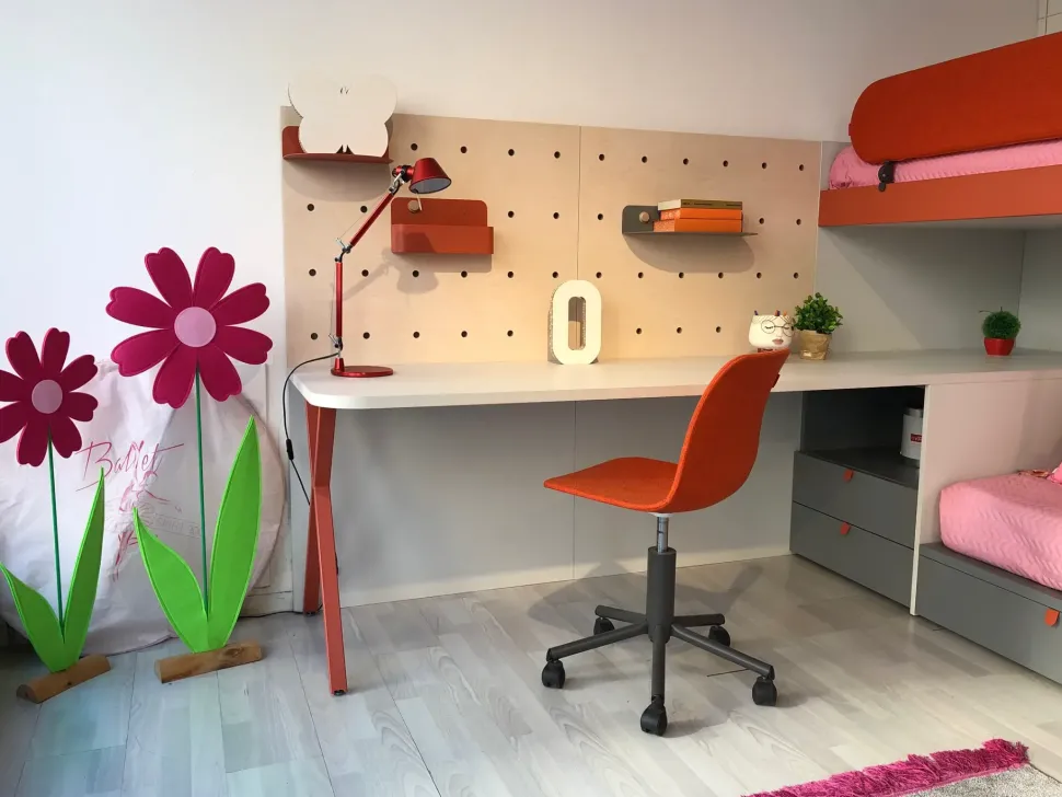 Cameretta Nidi Battistella con letto a castello a prezzo scontato