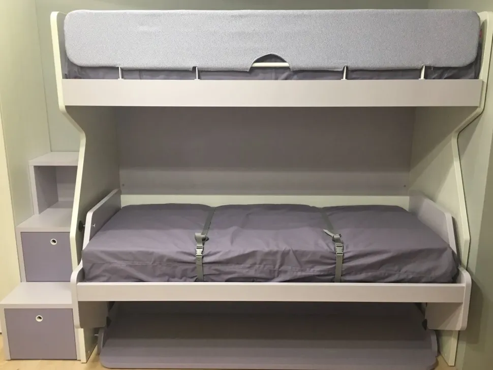 Cameretta Nidi Battistella con letto a soppalco in Offerta Outlet