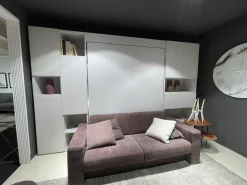 Cameretta Nobu con divano e letto matrimoniale Clever SCONTATA