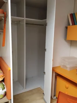 Cameretta Oliver noce Zg mobili con letto a terra in offerta