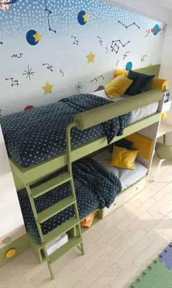 Cameretta Open 01 S75 con letto a castello a prezzo Outlet