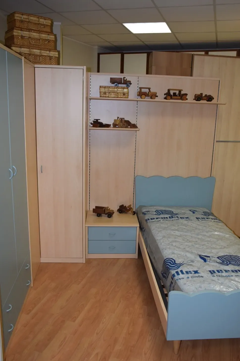 CAMERETTA Polo faggio e verde ghiaccio Battistella a PREZZI OUTLET