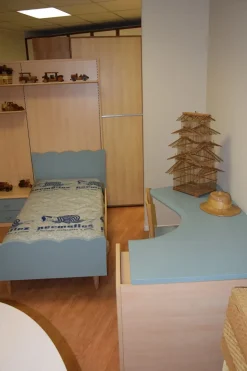 CAMERETTA Polo faggio e verde ghiaccio Battistella a PREZZI OUTLET