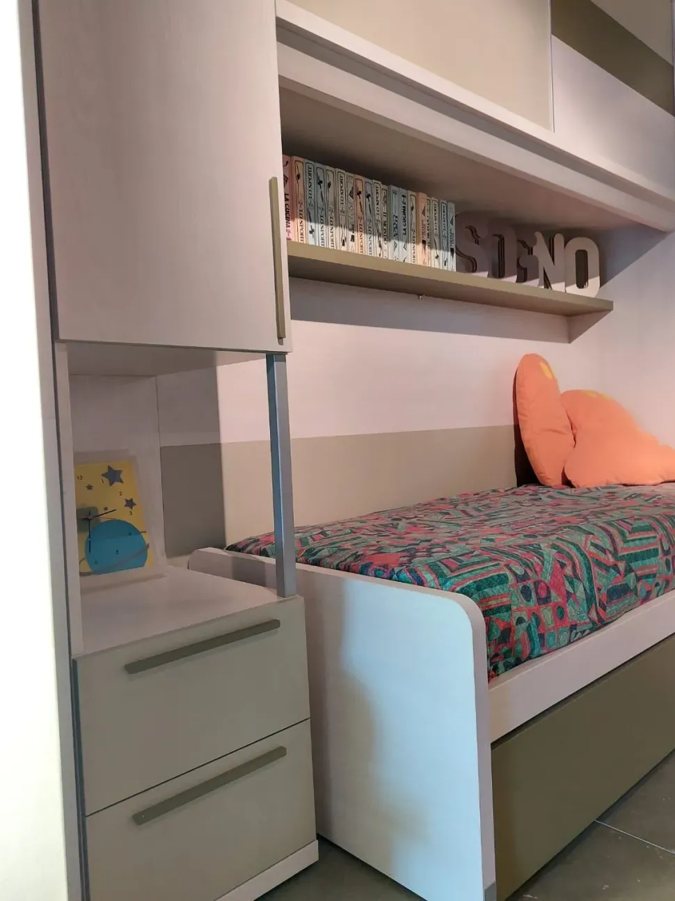 Cameretta Ponte Doimo cityline con letto a terra scontata