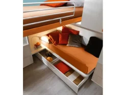 Cameretta Qik aramis Doimo cityline con letto a soppalco scontata
