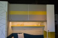 Cameretta Qik Doimo cityline con letto a ponte in Offerta Outlet