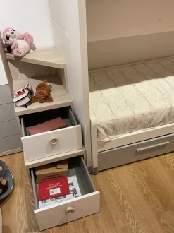 Cameretta Qik Doimo cityline con letto a castello scorrevole in offerta