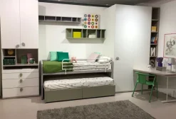 Cameretta Qik Doimo cityline con letto a soppalco scontata