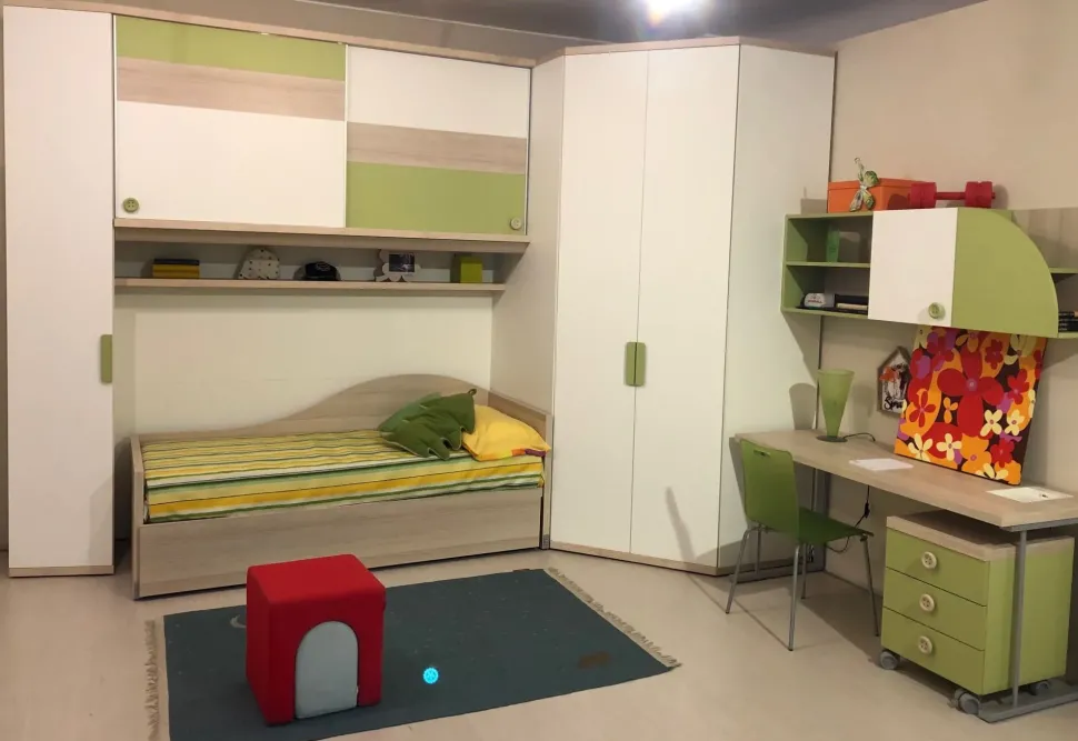 Cameretta Qik Doimo cityline con letto a ponte a prezzo Outlet