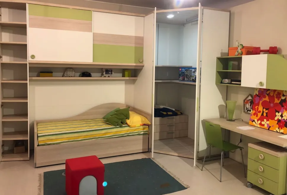 Cameretta Qik Doimo cityline con letto a ponte a prezzo Outlet