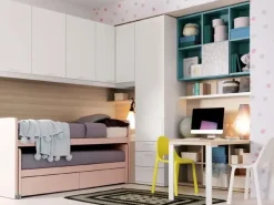 Cameretta Qik Doimo cityline con letto a ponte scontata