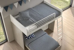 Cameretta Room154 Collezione esclusiva con letto a soppalco scontata