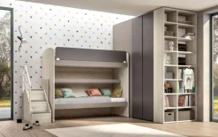 Cameretta Room162 Collezione esclusiva con letto a castello scontata