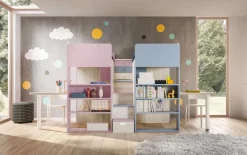 Cameretta Room165 Collezione esclusiva con letto a soppalco scontata