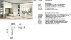 Cameretta Room141 Collezione esclusiva in laccato opaco a prezzo scontato