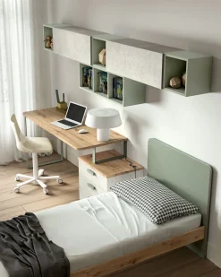 Cameretta Room128 Zg mobili con letto a terra in Offerta Outlet