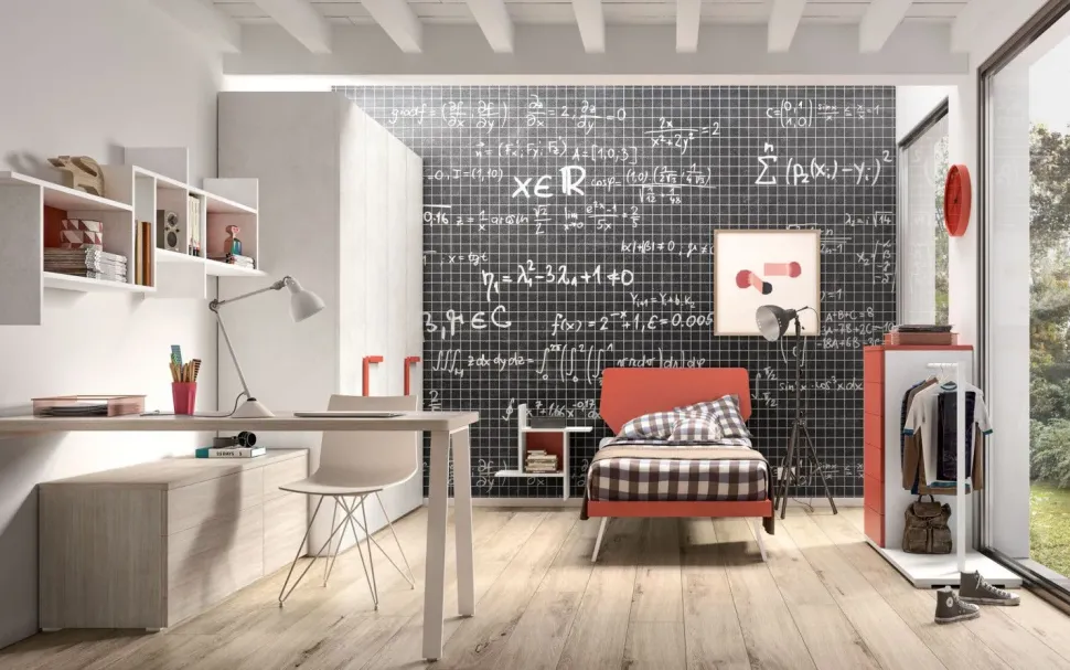 Cameretta Room123 Zg mobili letti a terra in Offerta Outlet