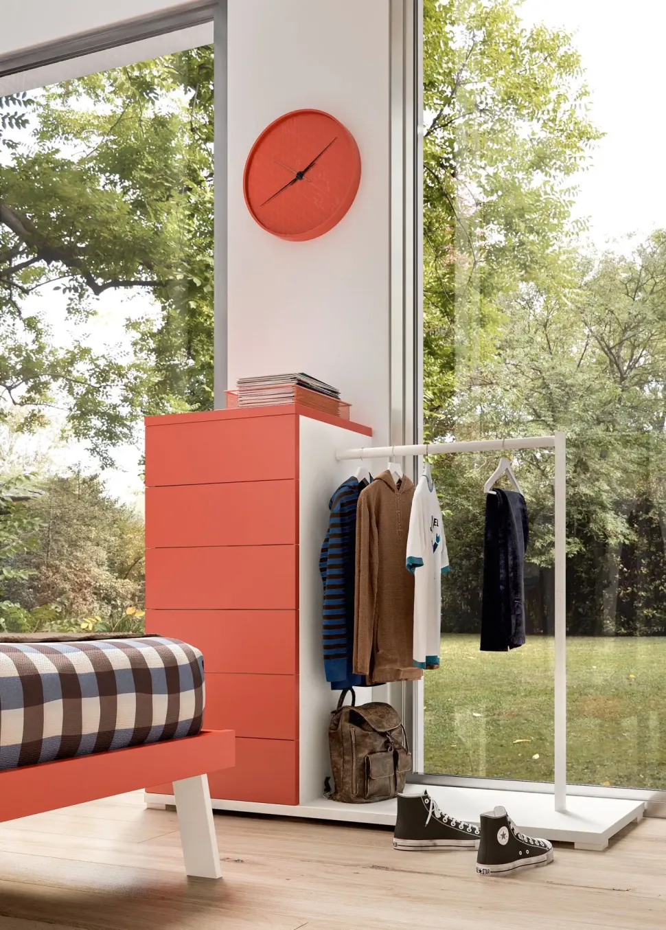 Cameretta Room123 Zg mobili letti a terra in Offerta Outlet