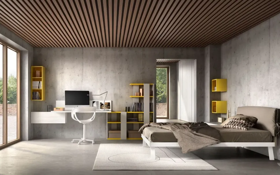 Cameretta Room105 Zg mobili in legno in Offerta Outlet