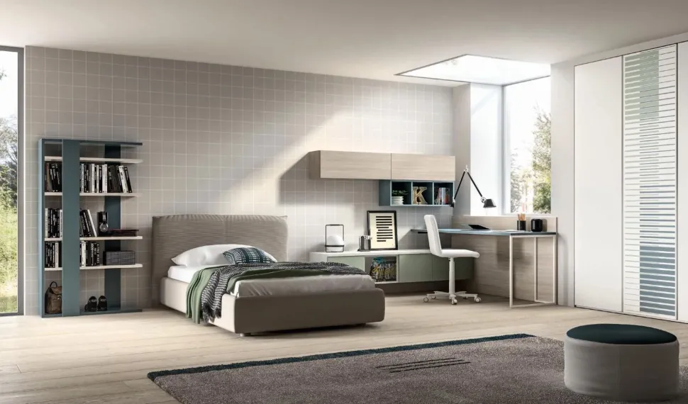 Cameretta Room01 Zg mobili in laminato materico a prezzo scontato