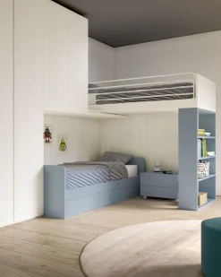 Cameretta Roon166 Zg mobili con letto a castello in Offerta Outlet