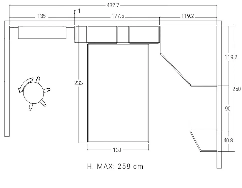 CAMERETTA San martino mobili Cameretta 11 SCONTATA a PREZZI OUTLET