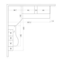 CAMERETTA San martino mobili Composizione 14 SCONTATA a PREZZI OUTLET