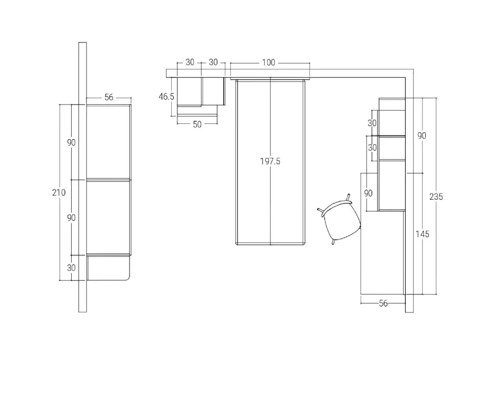CAMERETTA San martino mobili Cameretta 3 SCONTATA a PREZZI OUTLET