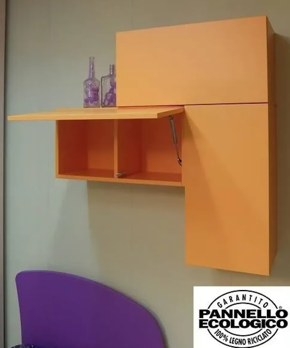 Cameretta Sirius Moretti compact con letto a terra a prezzo Outlet