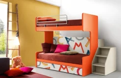 Cameretta Smart Doimo cityline con letto a castello scontata