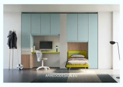 Cameretta Smart San martino mobili con letto a ponte in offerta