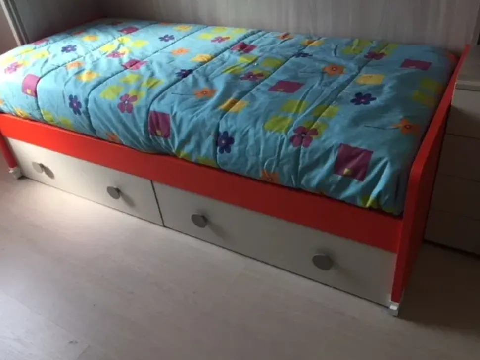 Cameretta Smart San martino mobili in laminato opaco a prezzo Outlet