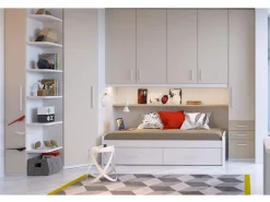Cameretta Storie Imamobili con letto a ponte a prezzo Outlet