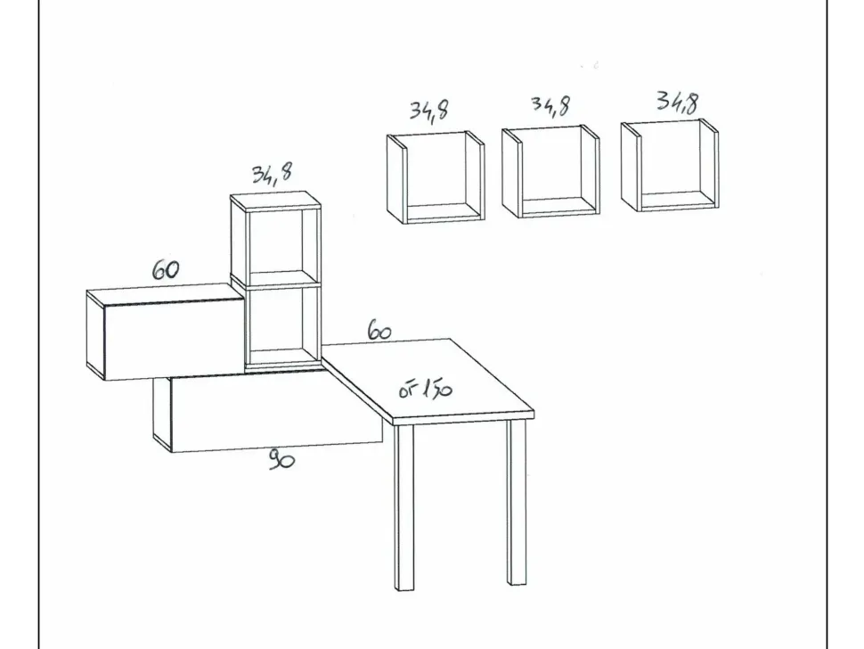 Cameretta Storie Imamobili con letto a ponte a prezzo Outlet