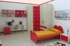 Cameretta T206 eclectic Abitare mobilstella letti a terra scontata