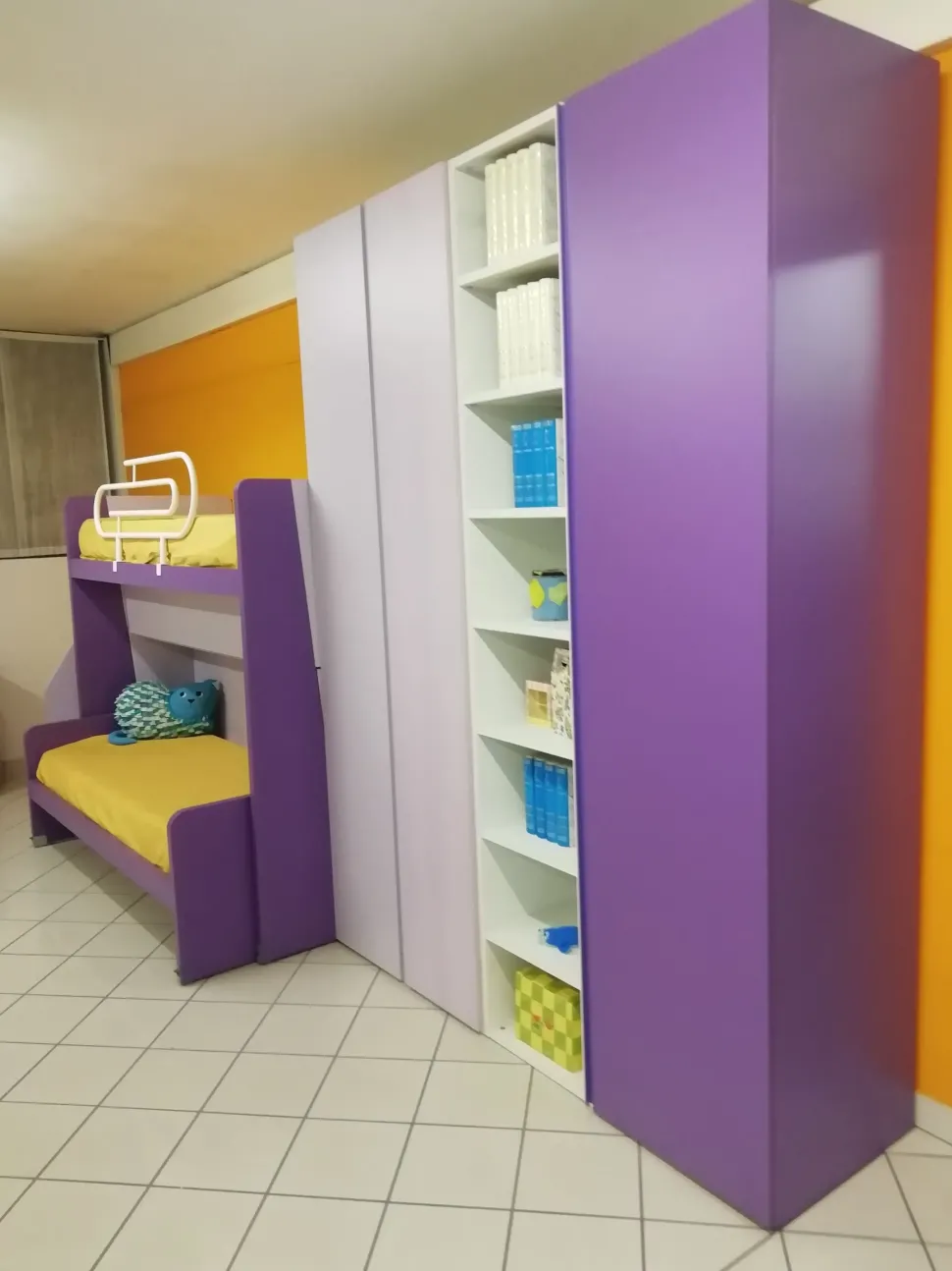 Cameretta Tag Siloma con letto a soppalco scorrevole a prezzo scontato