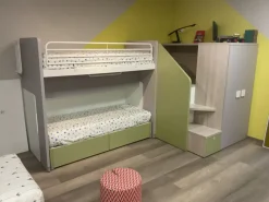 Cameretta Tana del lupo Doimo cityline con letto a castello scontata