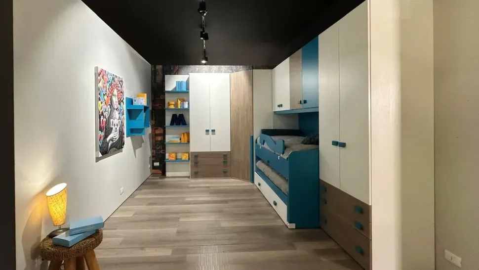 Cameretta Twett La casa moderna con letto a ponte scontata